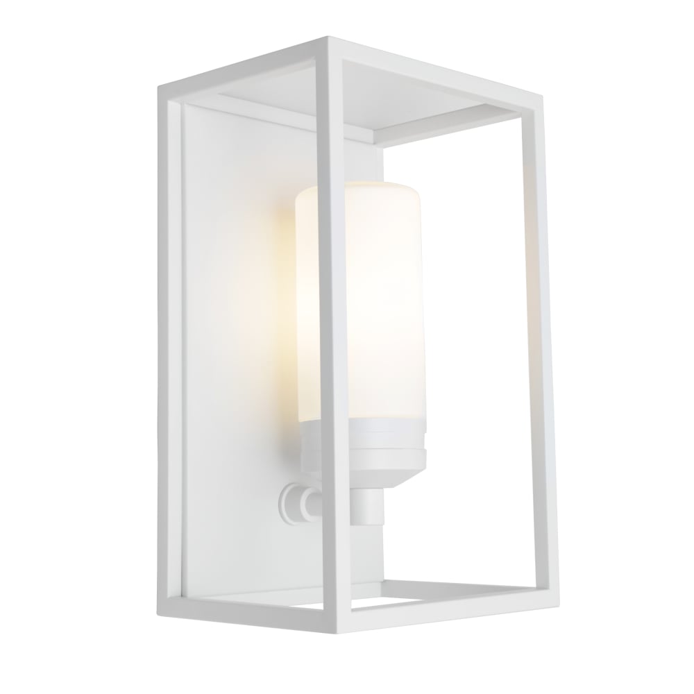 Buy Exterior Wall Lights Australia Liam Exterior Wall Light White Metal - LIAM1EWHT