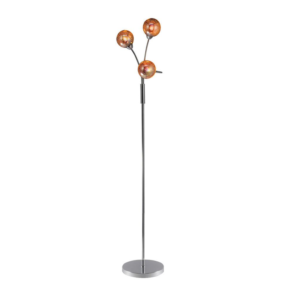 Buy Floor Lamps Australia Candice 3 Light Floor Lamp Chrome - LL-09-0195
