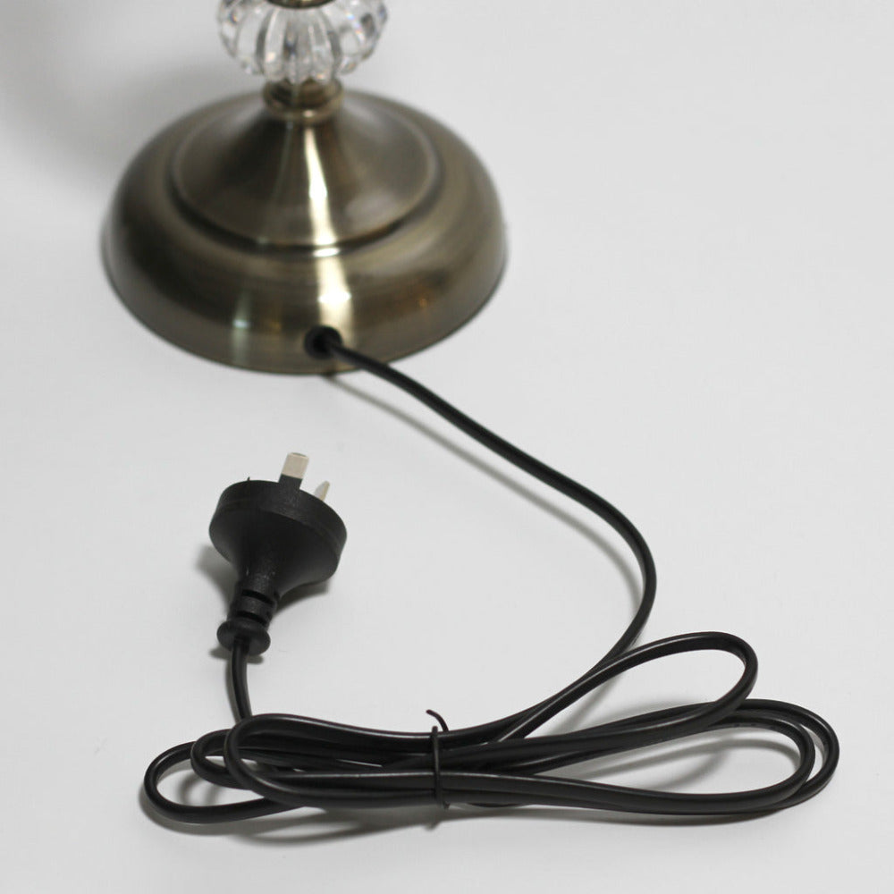 Buy Touch Lamps Australia Samantha 1 Light Touch Table Lamp Antique Brass - LL-14-0114