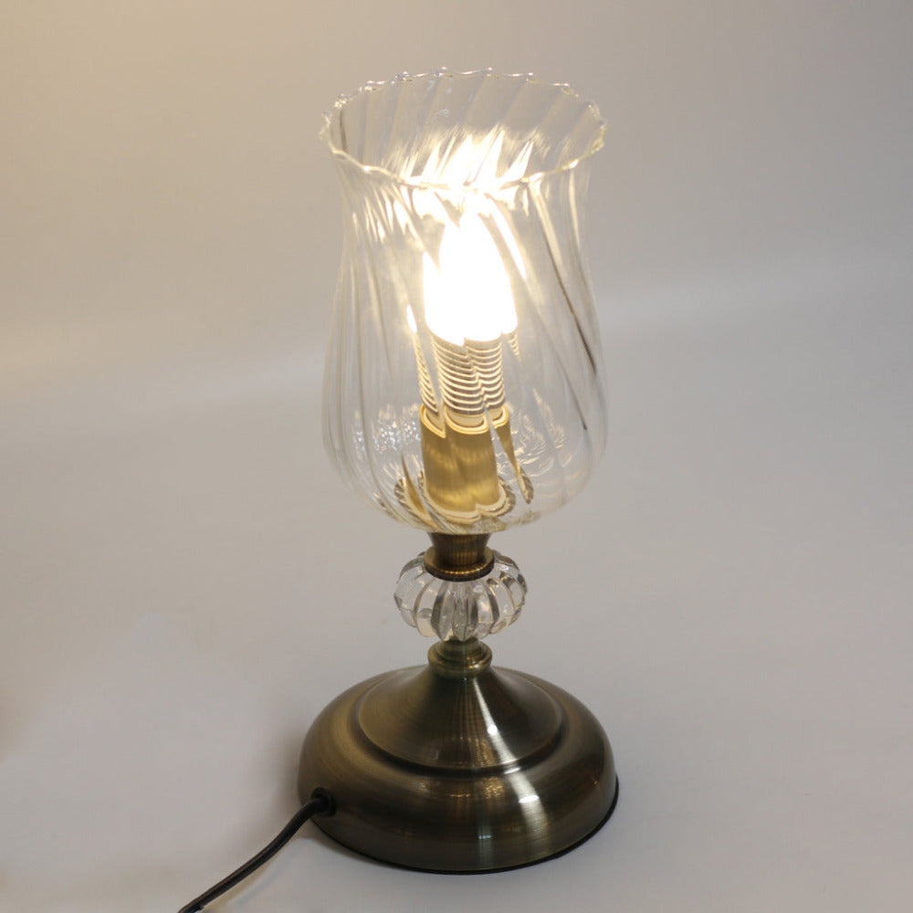 Buy Touch Lamps Australia Samantha 1 Light Touch Table Lamp Antique Brass - LL-14-0114