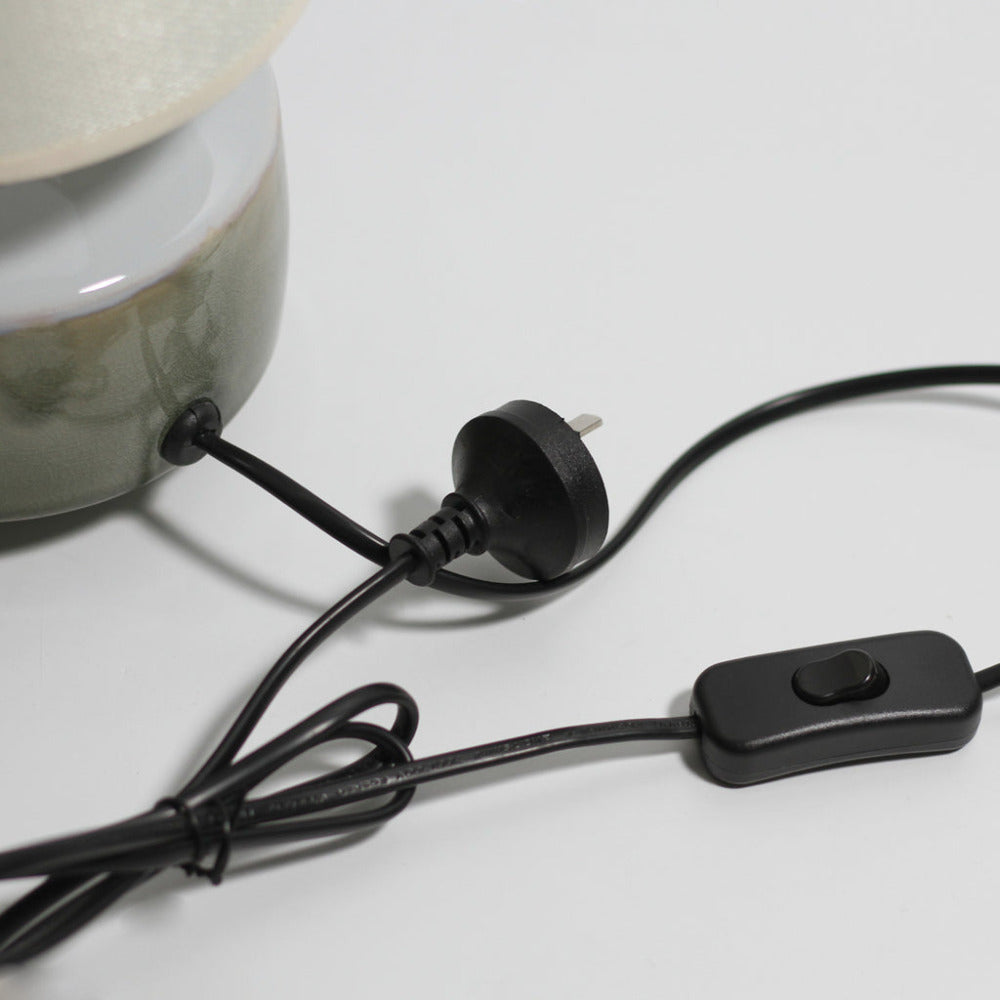 Buy Table Lamps Australia Braid 1 Light Table Lamp Set Of 2 White / Mint - LL-14-0116