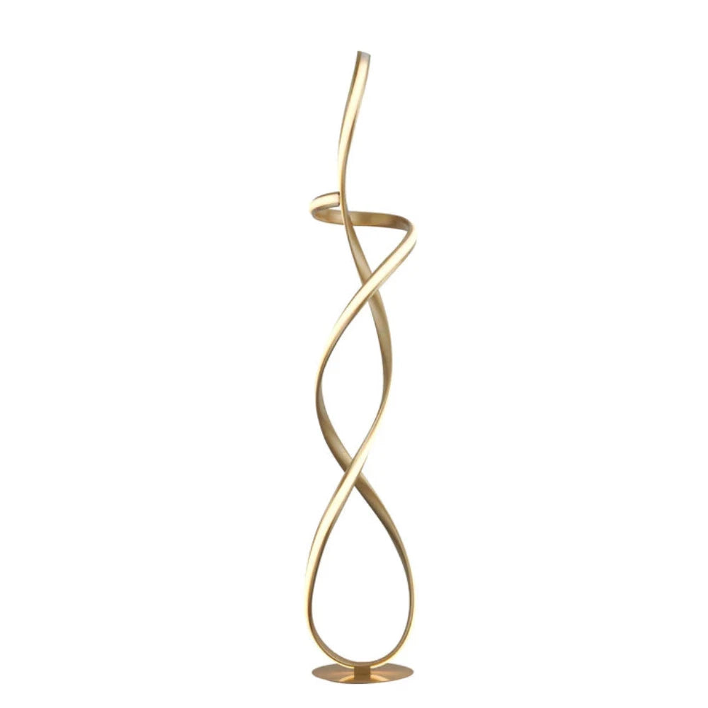 Buy Floor Lamps Australia Ainhoa LED Floor Lamp Gold Metal 3000K - LL-LED-21G