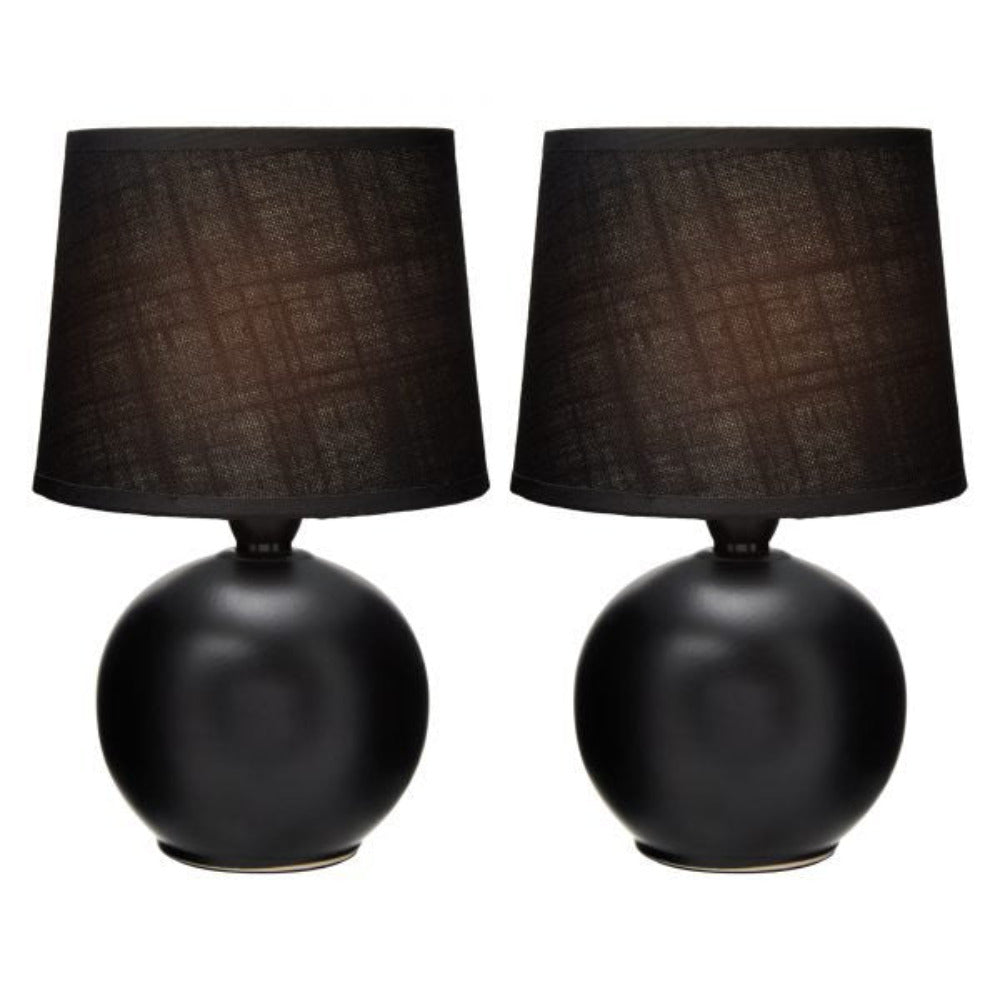 Buy Table Lamps Australia Louis Ceramic Modern Round Table Lamp Set of 2 - LL-14-0065
