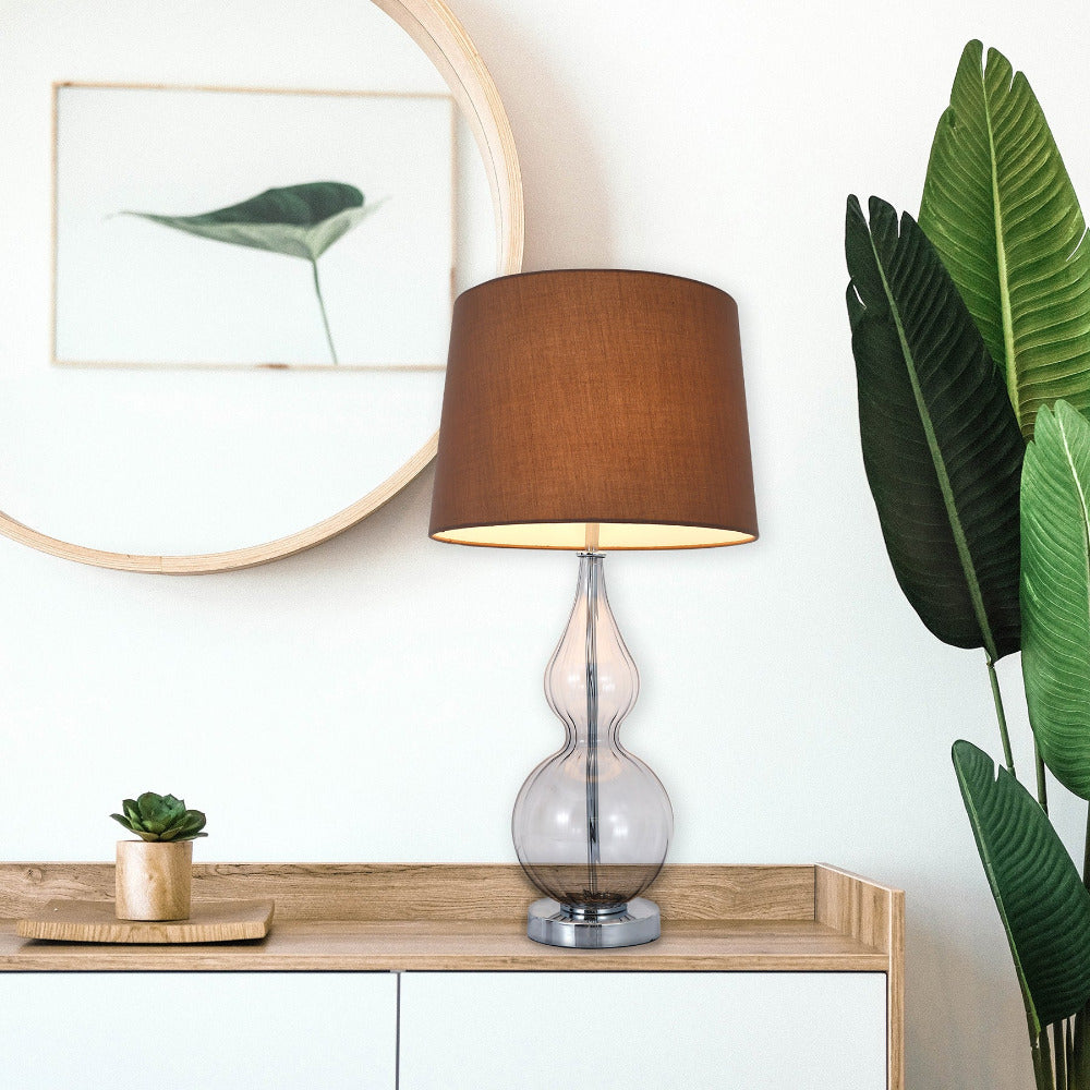 Buy Table Lamps Australia Evaine Table Lamp - Grey - LL-27-0145GR