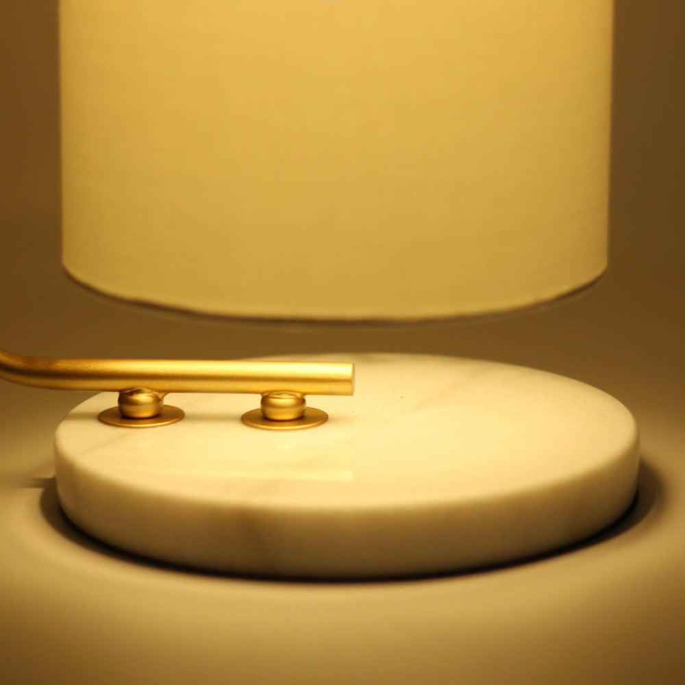 Adele 1 Light Table Lamp Gold & Marble - LL-27-0183