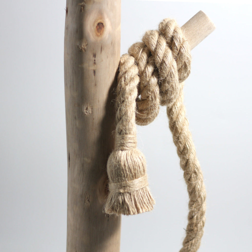 Buy Table Lamps Australia Lea 1 Light Table Lamp Black & Natural - LL-27-0188