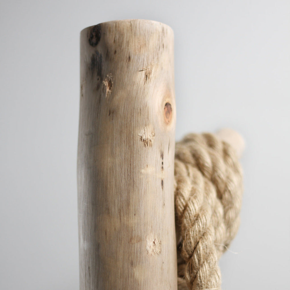 Buy Table Lamps Australia Lea 1 Light Table Lamp Black & Natural - LL-27-0188