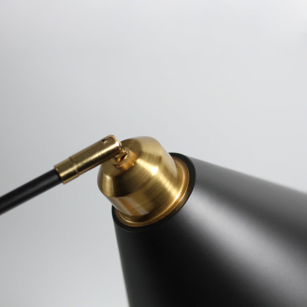 Buy Desk Lamps Australia Aimee 1 Light Table Lamp Black - LL-27-0191B