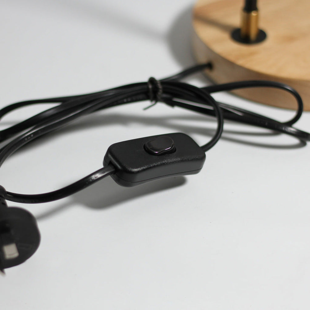 Buy Desk Lamps Australia Aimee 1 Light Table Lamp Black - LL-27-0191B