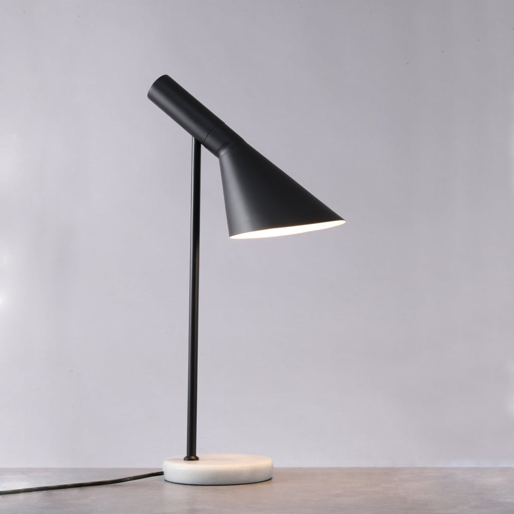 Buy Desk Lamps Australia Anges 1 Light Table Lamp Black - LL-27-0193