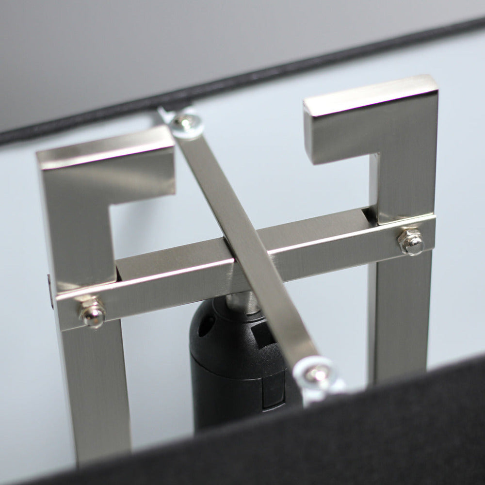 Buy Table Lamps Australia April 1 Light Table Lamp Satin chrome & Black - LL-27-0199
