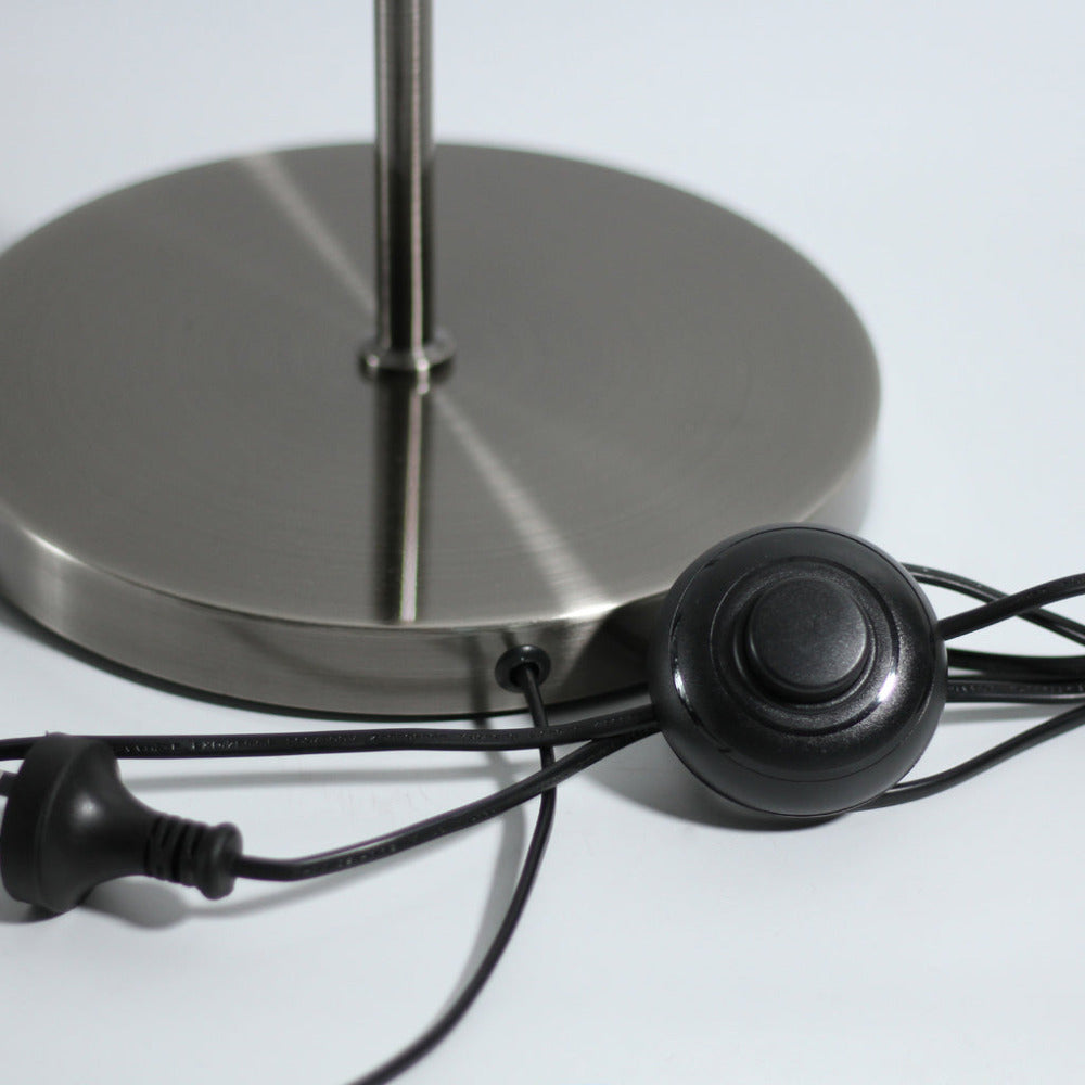 Buy Floor Lamps Australia Murano 1 Light Floor Lamp Pewter - LL-27-0206PT