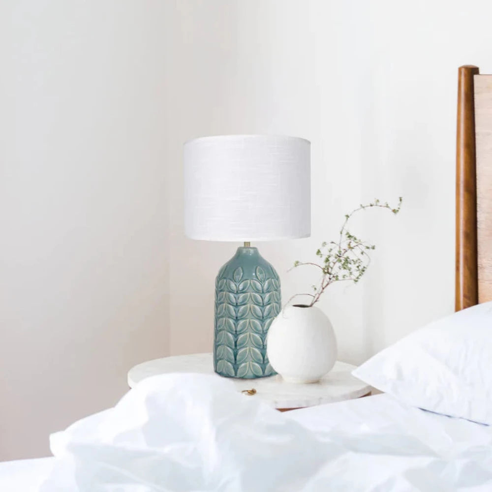 Buy Table Lamps Australia Bloom Table Lamp Blue Ceramic - LL-27-0247B