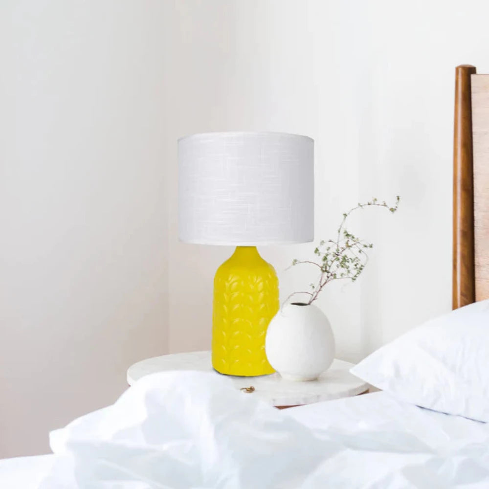 Buy Table Lamps Australia Bloom Table Lamp Yellow Ceramic - LL-27-0247Y