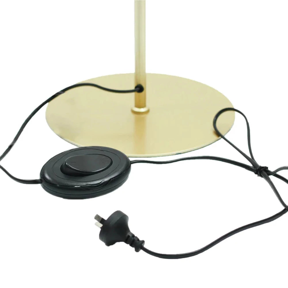 Buy Floor Lamps Australia Peck Pleated Floor Lamp White Metal - LL-27-0256