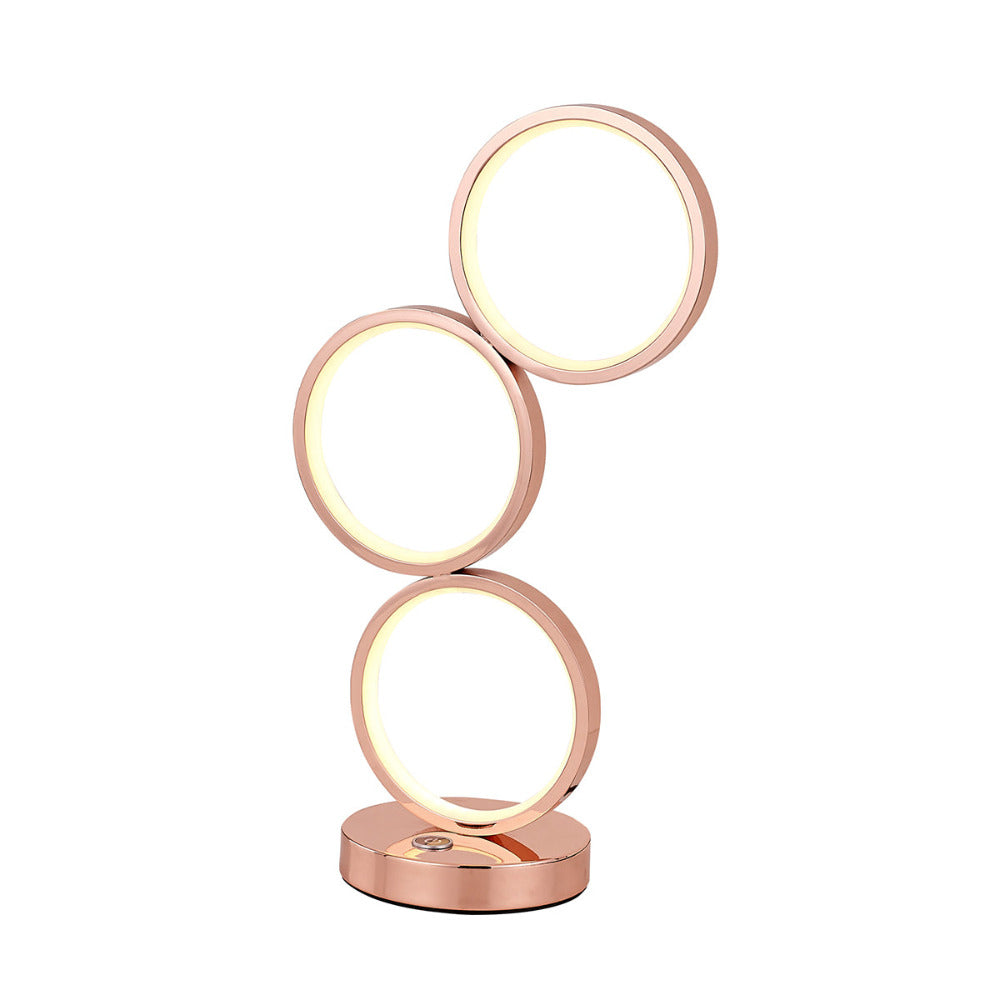 Buy Table Lamps Australia Iva LED Touch Table Lamp - Rose Gold - LL-LED-04RG