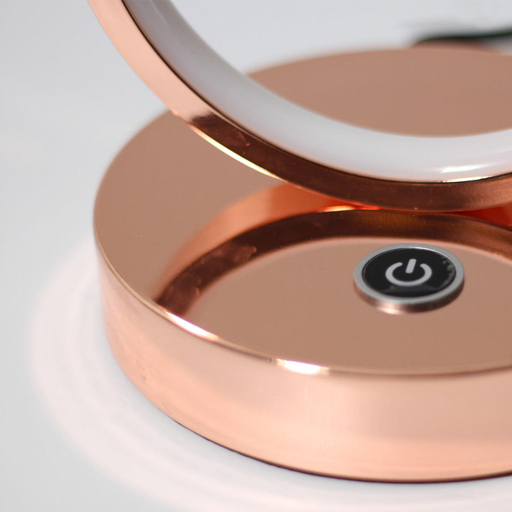 Buy Table Lamps Australia Iva LED Touch Table Lamp - Rose Gold - LL-LED-04RG