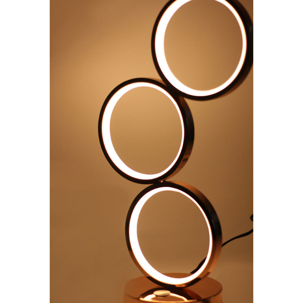 Buy Table Lamps Australia Iva LED Touch Table Lamp - Rose Gold - LL-LED-04RG