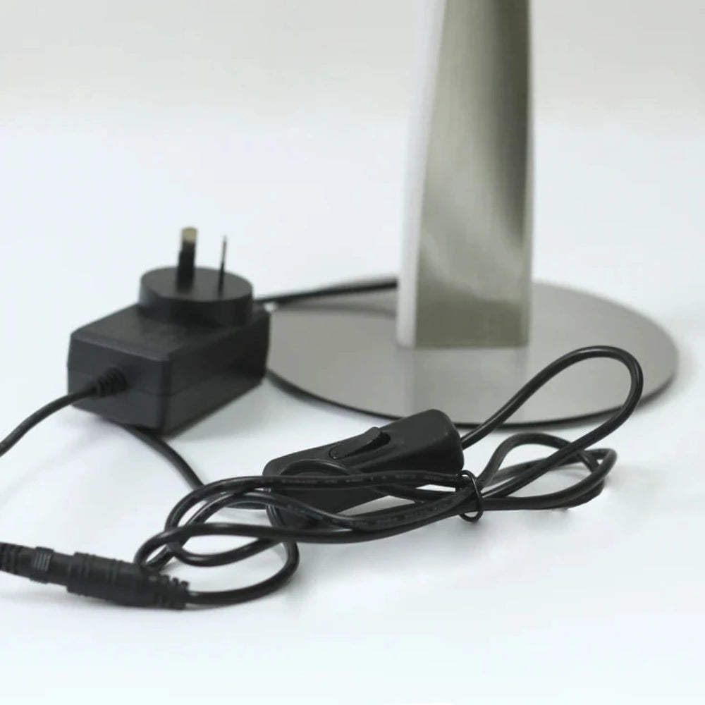 Buy Table Lamps Australia Enhalus LED Table Lamp Chrome Metal 2900K - LL-LED-17BC