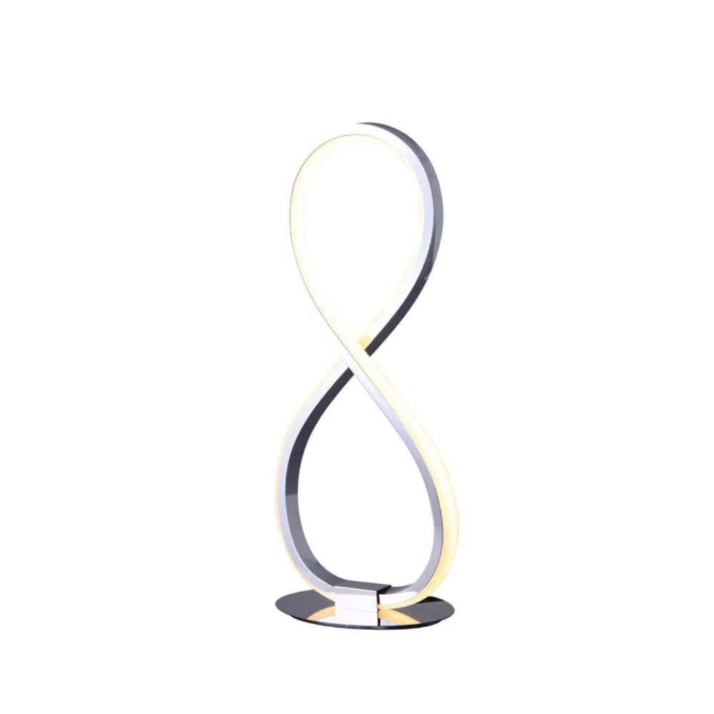 Buy Table Lamps Australia Infinite LED Table Lamp Chrome Metal 2900K - LL-LED-19C