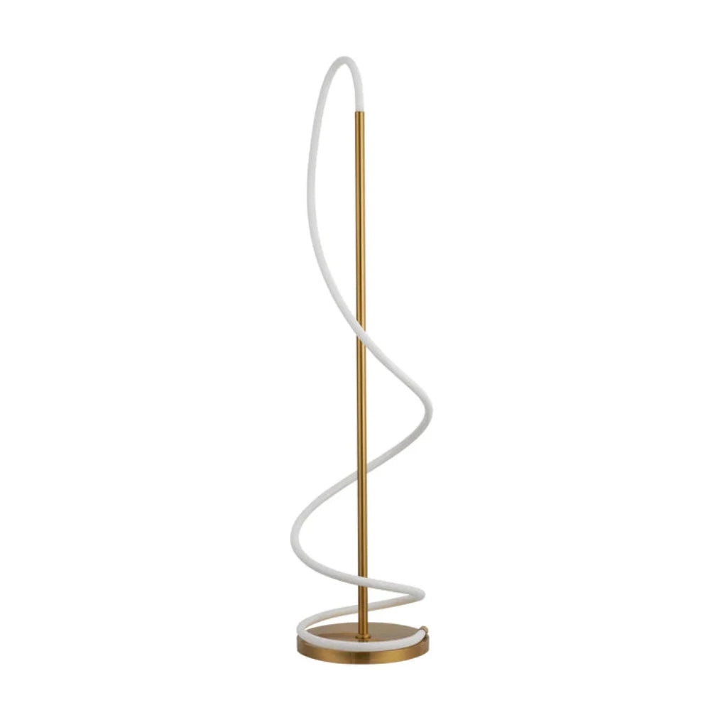 Buy Floor Lamps Australia Lyona LED Floor Lamp Gold Metal 3000K - LL-LED-22G