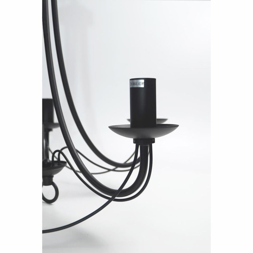 Buy Chandeliers Australia Zanzibar Chandelier 5 Light - Black - LL002CH015B