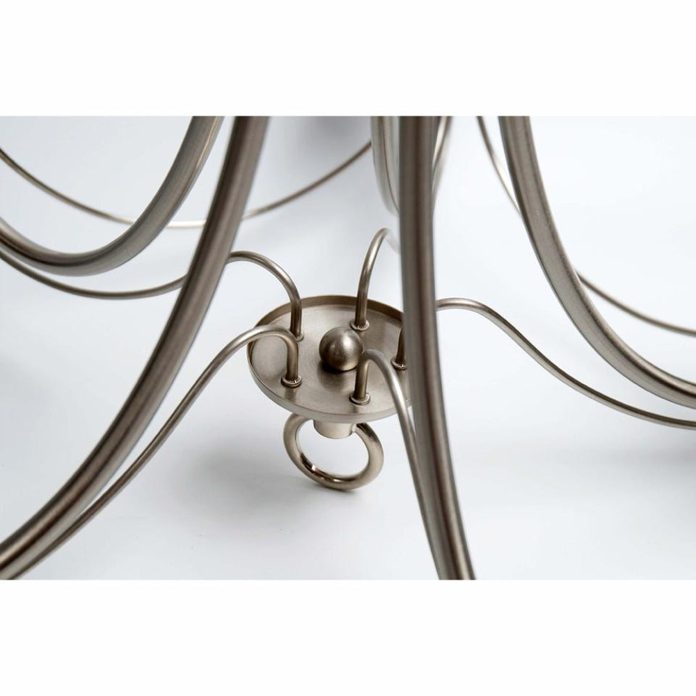 Zanzibar Chandelier 5 Light - Satin Chrome - LL002CH015SC