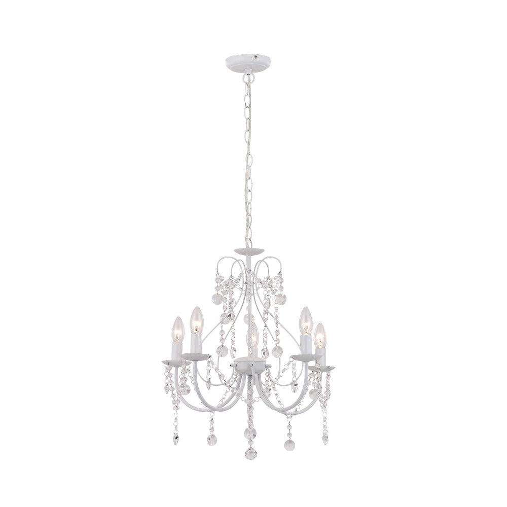 Renee Chandelier - White - LL002CH063W