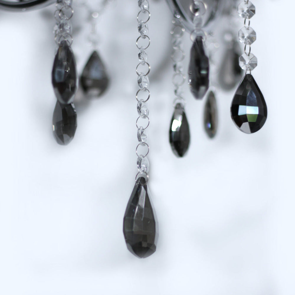 Buy Chandeliers Australia Rovert 5 Light Small Chandelier Chrome & Smoke - LL002CH109S