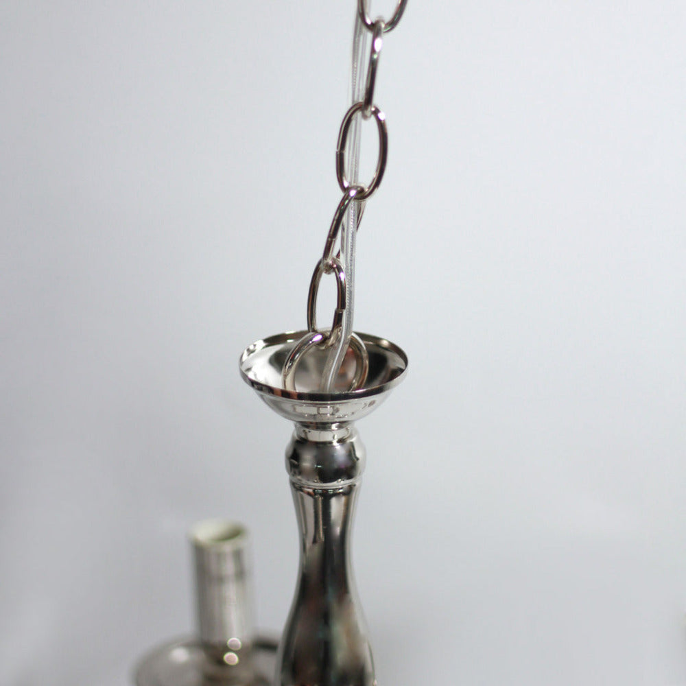 Buy Chandeliers Australia Ganeed Rustic 9 Light Large Chandelier Polished Nickel - LL002CH115L