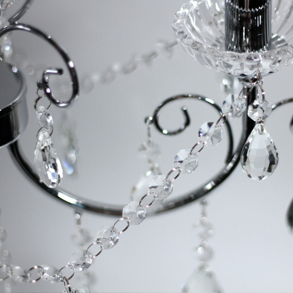 Buy Chandeliers Australia Renaissance 3 Light Small Chandelier Chrome - LL002CH116S