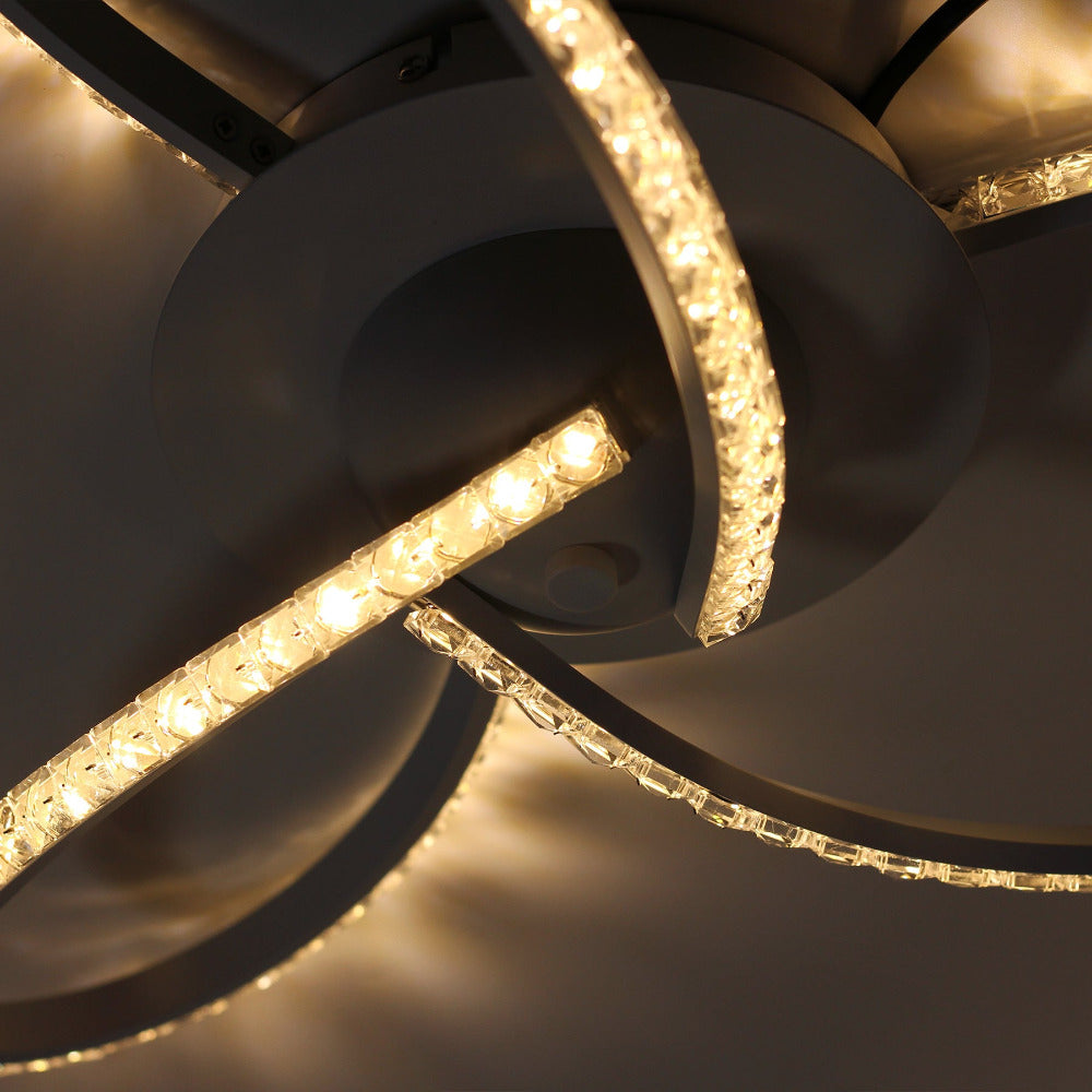 Buy Flush Mount Lights Australia Irie Dimmable 3 Lights LED Ceiling Light - White - LL002CL011W