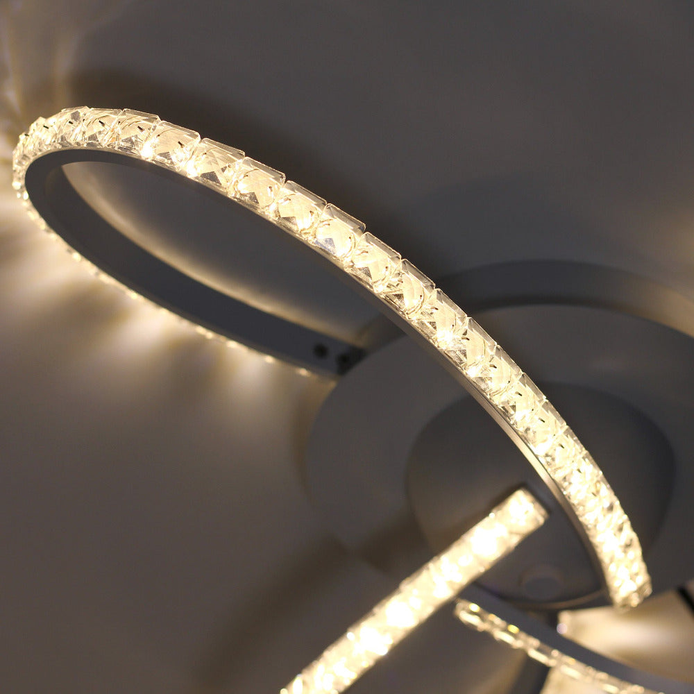Buy Flush Mount Lights Australia Irie Dimmable 3 Lights LED Ceiling Light - White - LL002CL011W