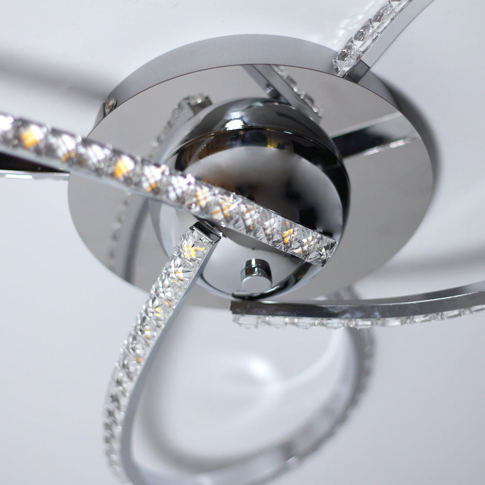 Buy Flush Mount Lights Australia Irie Dimmable 3Lights LED Ceiling Light - Chrome - LL002CL011CH