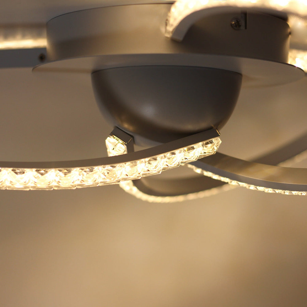 Buy Flush Mount Lights Australia Irie Dimmable 3 Lights LED Ceiling Light - White - LL002CL011W