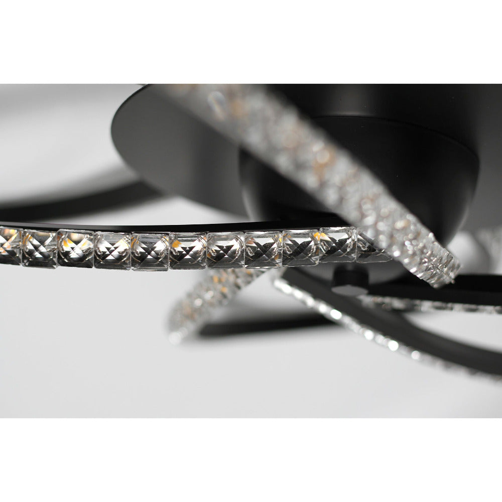 Buy Flush Mount Lights Australia Irie Dimmable 5Lights LED Ceiling Light - Black - LL002CL012B