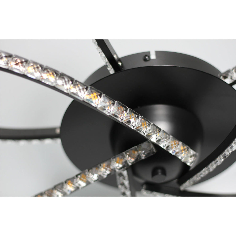 Buy Flush Mount Lights Australia Irie Dimmable 5Lights LED Ceiling Light - Black - LL002CL012B