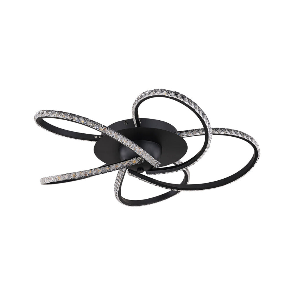 Buy Flush Mount Lights Australia Irie Dimmable 5Lights LED Ceiling Light - Black - LL002CL012B