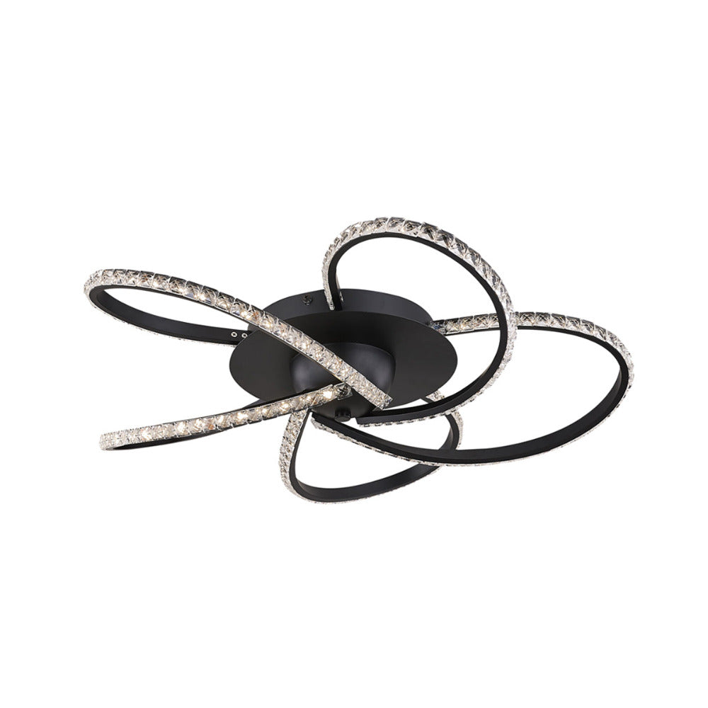 Buy Flush Mount Lights Australia Irie Dimmable 5Lights LED Ceiling Light - Black - LL002CL012B