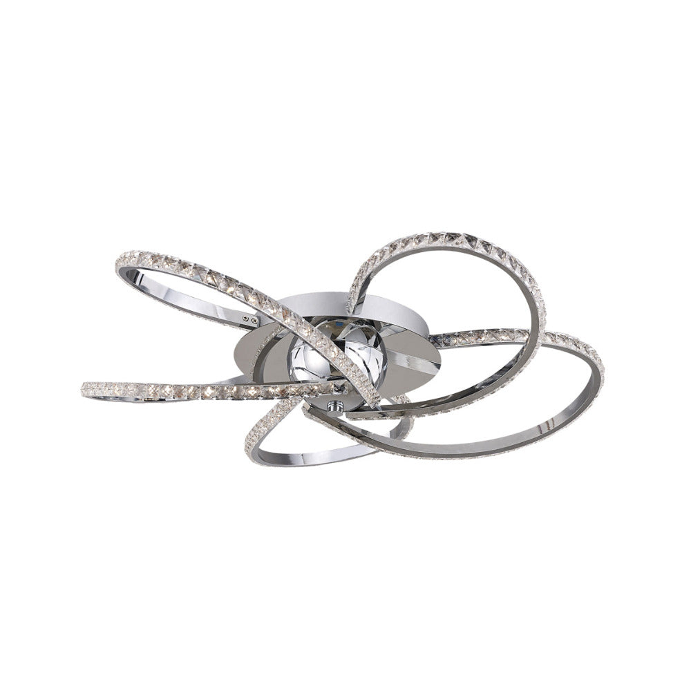 Buy Flush Mount Lights Australia Irie Dimmable 5 Lights LED Ceiling Light - Chrome - LL002CL012CH
