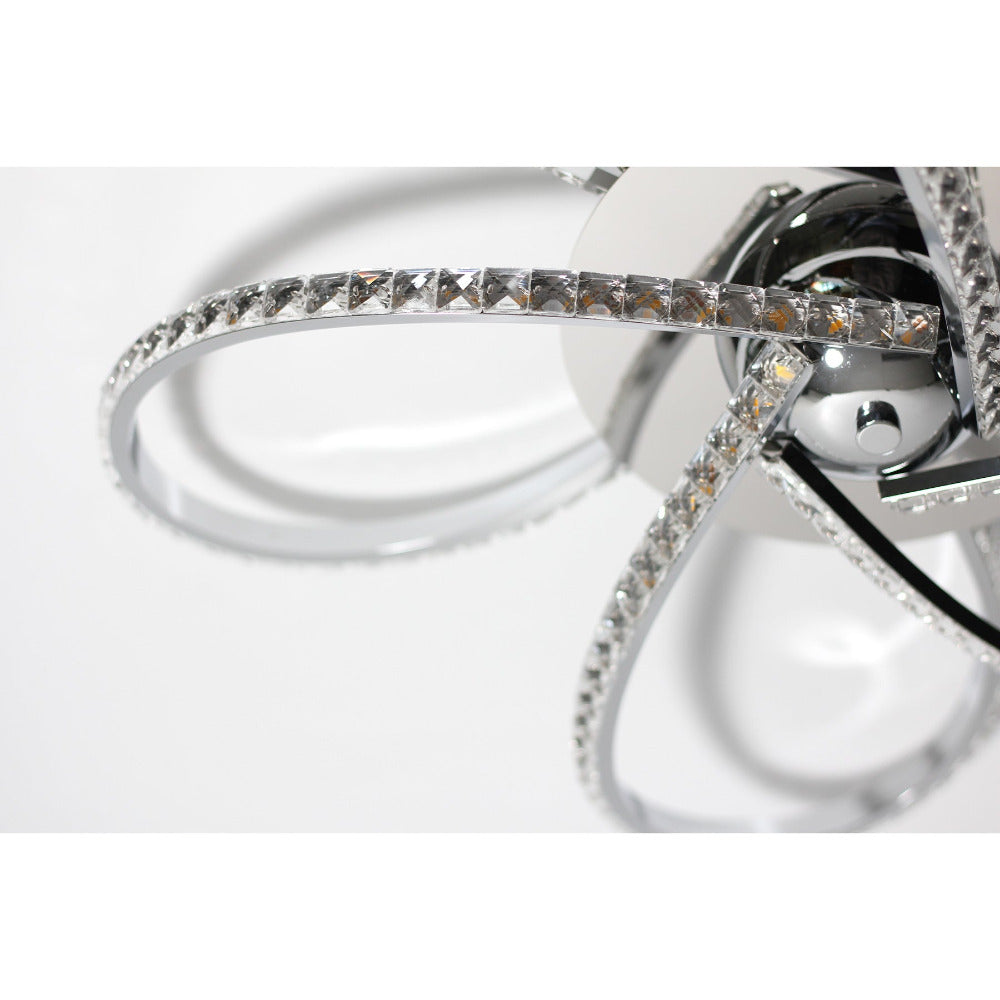 Buy Flush Mount Lights Australia Irie Dimmable 5 Lights LED Ceiling Light - Chrome - LL002CL012CH