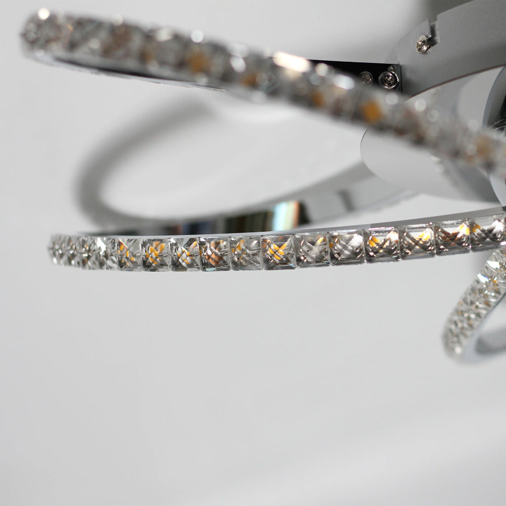Buy Flush Mount Lights Australia Irie Dimmable 5 Lights LED Ceiling Light - Chrome - LL002CL012CH