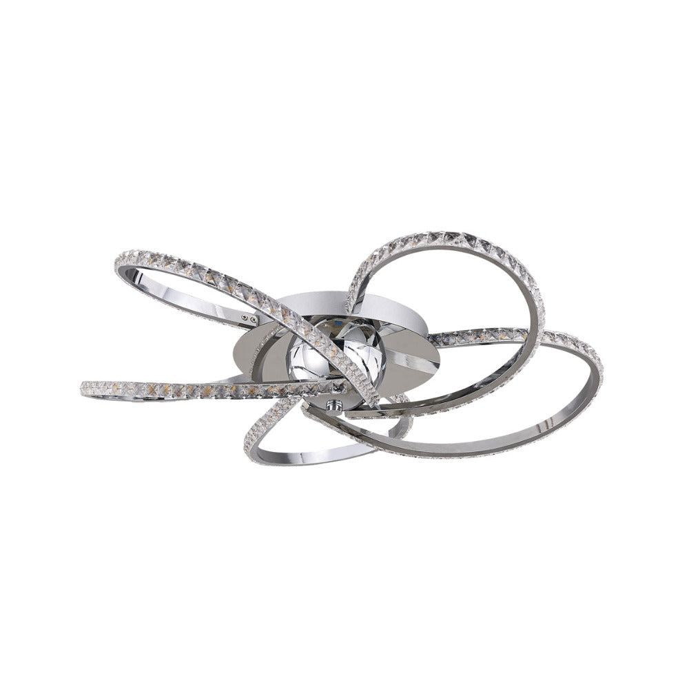 Buy Flush Mount Lights Australia Irie Dimmable 5 Lights LED Ceiling Light - Chrome - LL002CL012CH