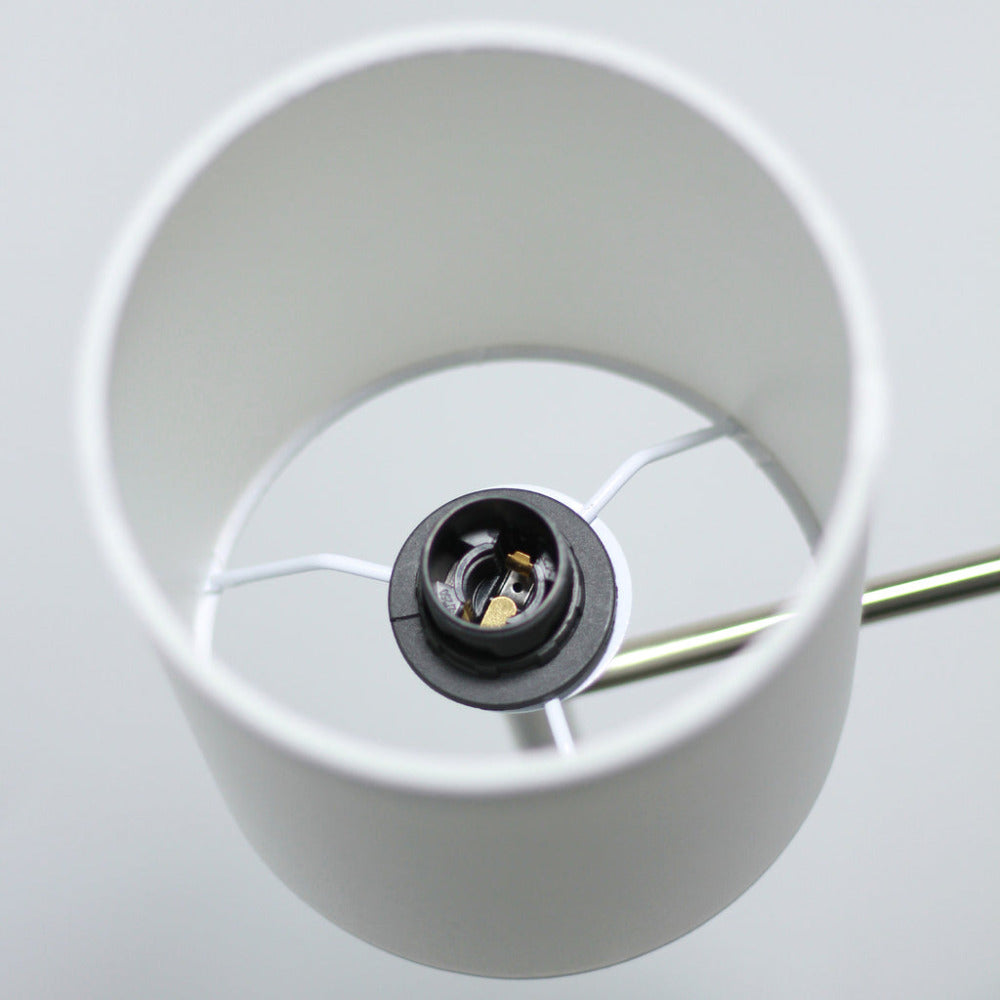 Buy Pendant Lights Australia Blanche 1 Light Pendant Satin Chrome & White - LL002CL099SC