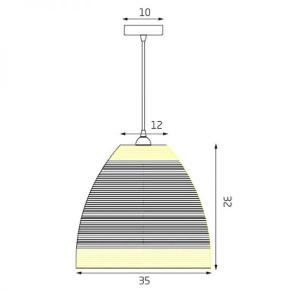 Buy Pendant Lights Australia Jane Pendant Light Brown & White - LL002PL039B
