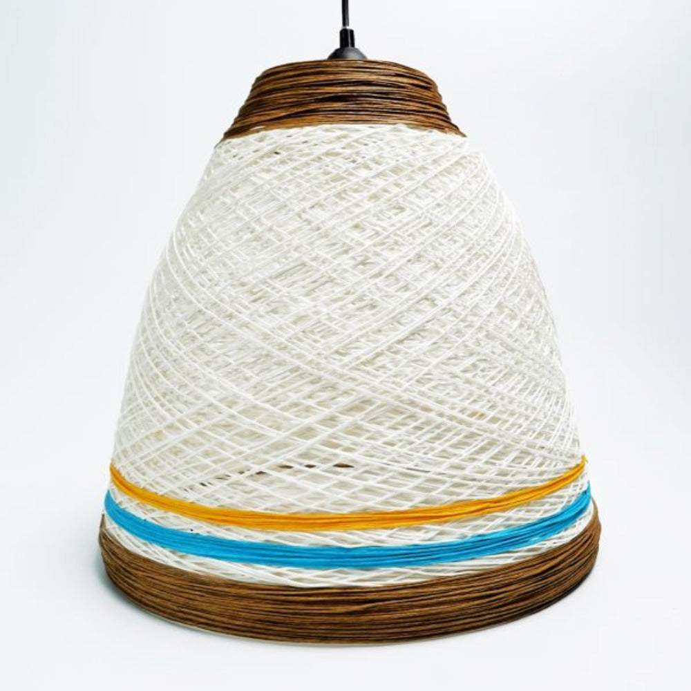 Buy Pendant Lights Australia Jane Pendant Light Brown & White - LL002PL039B