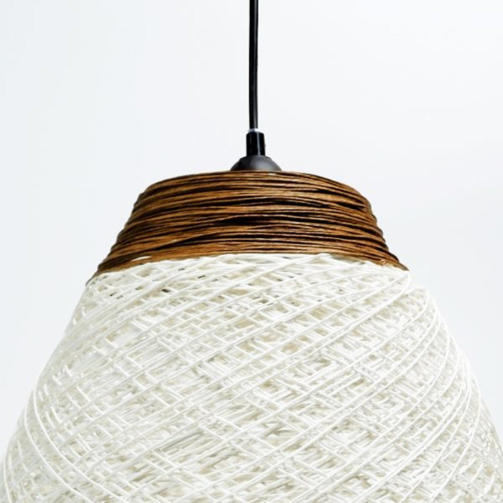 Buy Pendant Lights Australia Jane Pendant Light Brown & White - LL002PL039B