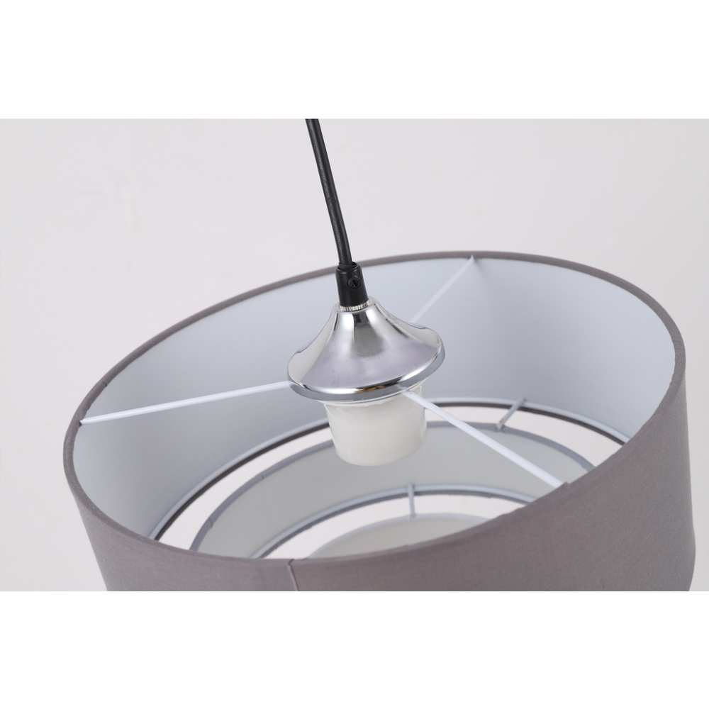 Buy Pendant Lights Australia Isabelle 1 Light Pendant Grey - LL002PL045GR