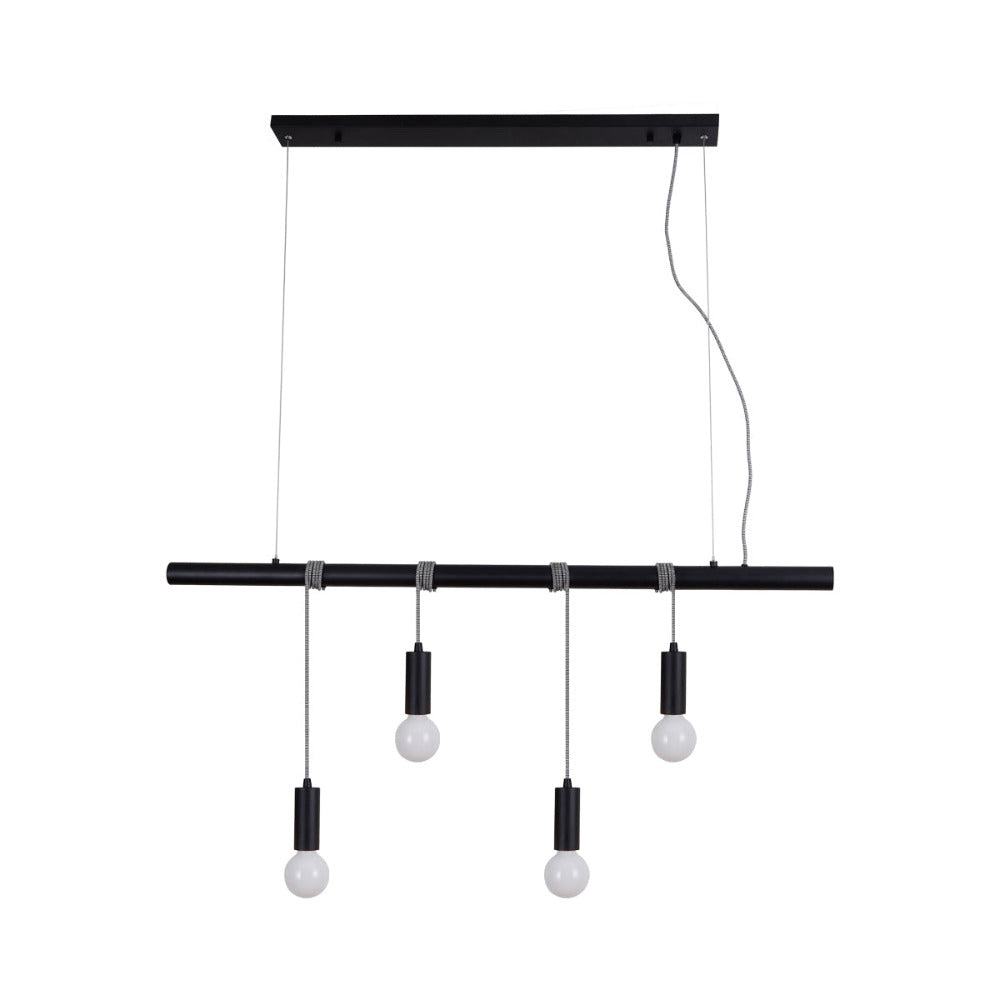Buy Island Pendant Lights Australia Bikkel 4 Lights Pendant Light - Black - LL002PL071B