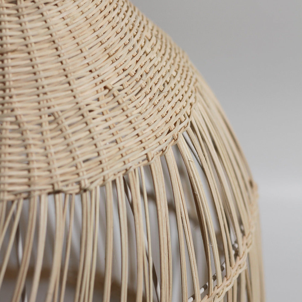 Buy Pendant Lights Australia Shanen Rattan Pendant Light - White - LL002PL077W